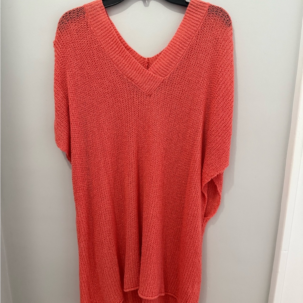 Zenana Outfitters Coral Knit Top